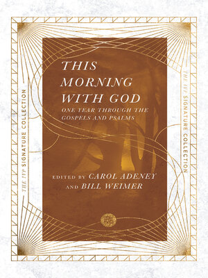 cover image of This Morning with God: One Year Through the Gospels and Psalms